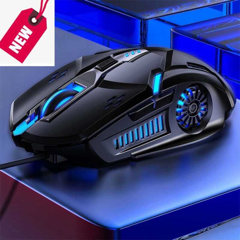 

Мышь RGB игровая Проводная со светодиодный Ной подсветкой, эргономичная игровая мышь для ноутбука и ПК