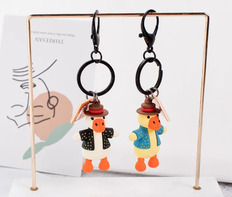 2020 Kawaii Желтая утка плюшевая игрушка подвеска мультяшная Милая Утка Мягкая кукла