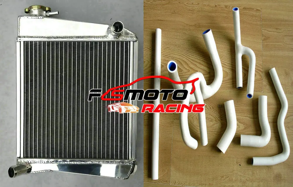 Силиконовые Шланги + алюминиевый радиатор для Остина Rover Mini Sprite/Mayfair 1275 Cooper S SPI NIB