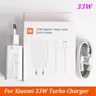 Зарядное устройство 33 Вт для Xiaomi, зарядное устройство с европейской турбо зарядкой, 5 А, Type C, для Redmi Note 9 pro, POCO X3, NFC, Mi 10, 9, 9t pro, note 10, 10X Lite, оригинал