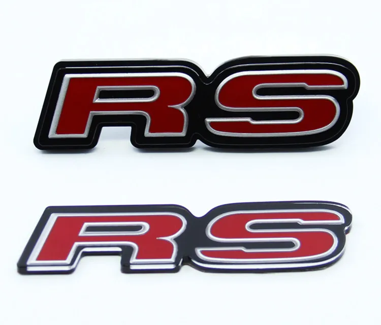 RS Подлинная задняя часть Honda оригинальная Красная этикетка Honda RS автомобильные наклейки-логотипы RS багажник
