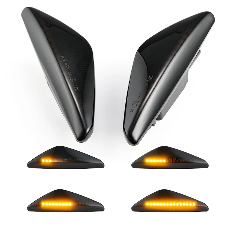 2 шт. светодиодный динамический габаритный светильник с указателем поворота для