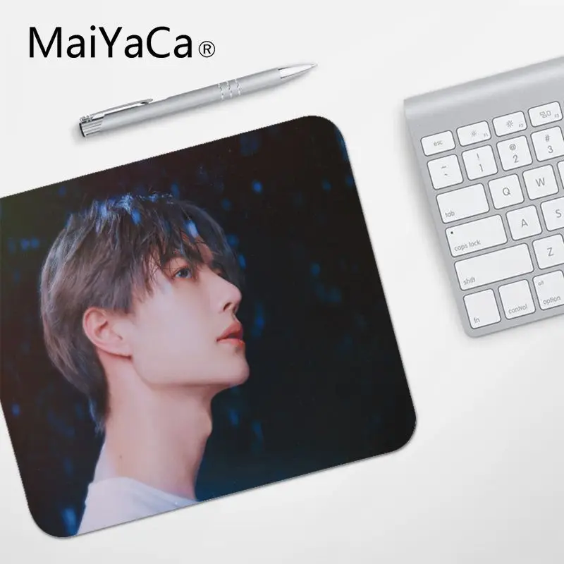 MaiYaCa высокое качество Untamed Wang yibo противоскользящие прочные силиконовые компьютерные коврики Лидер продаж подставка под руку мышь