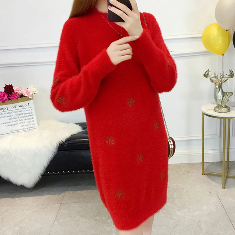 Women Pullover Knitted Sweater 2019 Autumn Winter Tops New Plus Size Ladies Sweaters Long Sleeve O-Neck Clothes Female Jumper | Женская