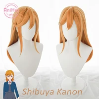 %e3%80%90anihut%e3%80%91liella shibuya kanon orange cosplay wig lovelivesuperstar heat resistant synthetic cosplay hair shibuya kanon