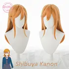 Anihutliella! Парик для косплея Shibuya Kanon Orange LoveLive!SuperStar! Термостойкие синтетические волосы для косплея Shibuya Kanon