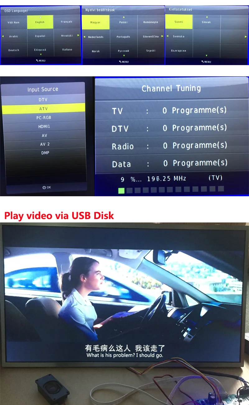 DVB-C DVB-T DVB-T2 ЖК-телевизор контроллер драйвер платы для LTN141XC-L01 LTN141XD-L01