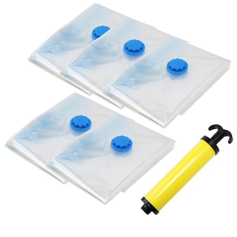 

Vacuum Storage Bags for Clothes with Electronic Pump Foldable Compressed Organizer Vacuum Seal Bag Clothing Storage Saving Space