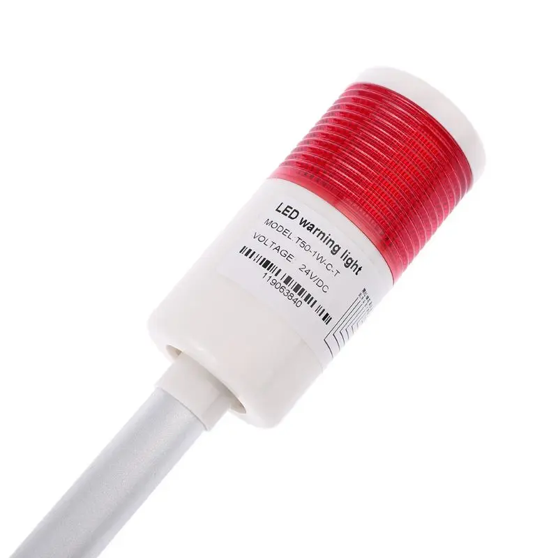 

Industrial Signal Light Column LED Indicator Warning Lamp Red Tower Light DC 12V 24V AC 220V