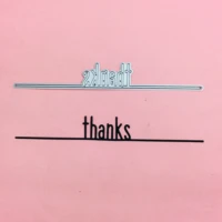 thank you english letter alphabe metal cut dies stencils for diy scrapbooking stampphoto album decorative embossing paper card
