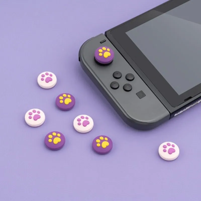 GeekShare Nintendo Switch Joy-con Joystick Caps For OLED Cute Cat Paw Silicone Thumb Grip Lite | Электроника