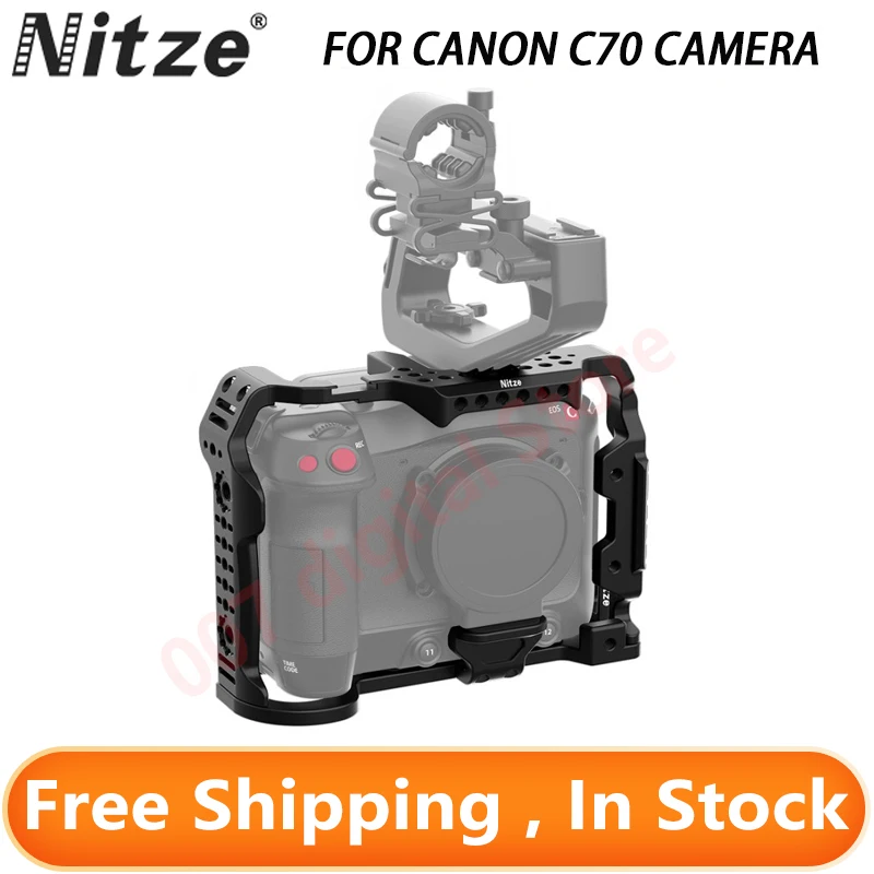 

NITZE CAMERA CAGE FOR CANON C70-T-C02A Aluminum Alloy Hot Selling New Product Free Shipping Support for Wholesale Fast Delivery