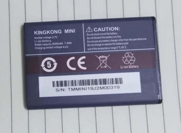 Оригинальный cubot kingkong Мини телефон аккумулятор 2000mah 3 7 V для Cubot KingKong ГБ + 32 4 &quotQHD 18:9