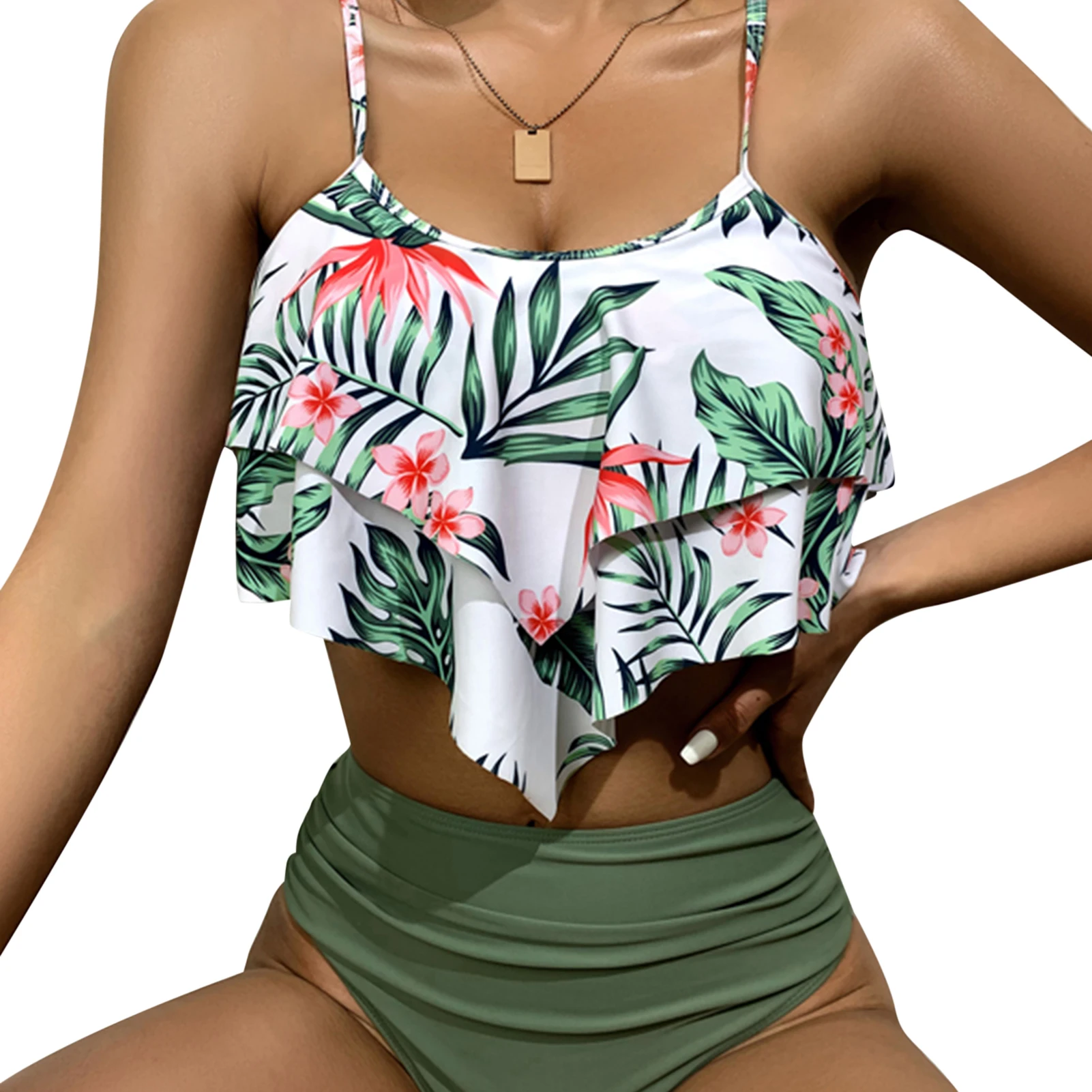 Женские сексуальные бикини Русалка хвост купальник с накоплением рисунком