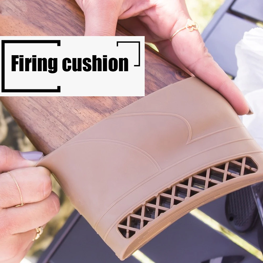 

Hunting Rifle Rubber Recoil Pad Slip-On Buttstock Shotgun Shooting Extension Shotgun Gun Butt Protector Rubber Accessories