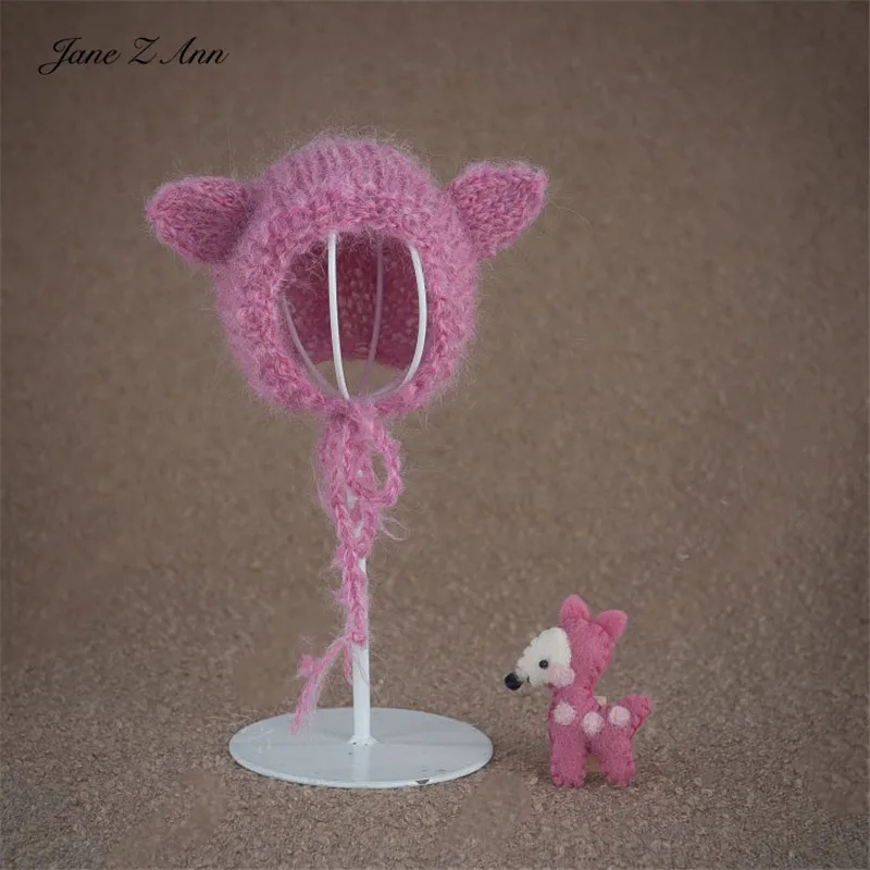 Jane Z Ann-Accesorios de fotograf&iacute;a hechos a mano para estudio de fotograf&iacute;a, oso, pollo, perro, ciervo, b&uacute;ho-3