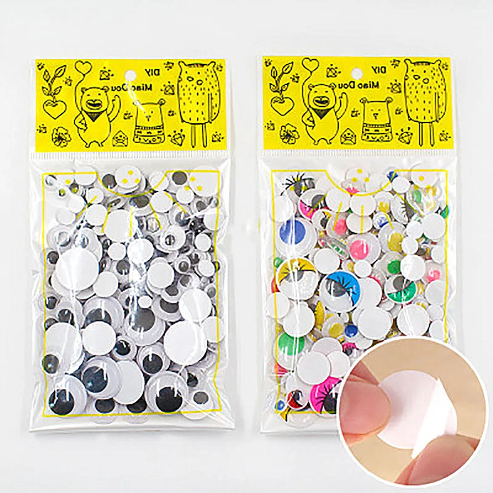 300 шт./лот большой маленький разные виды глаз движущиеся Глазные яблоки