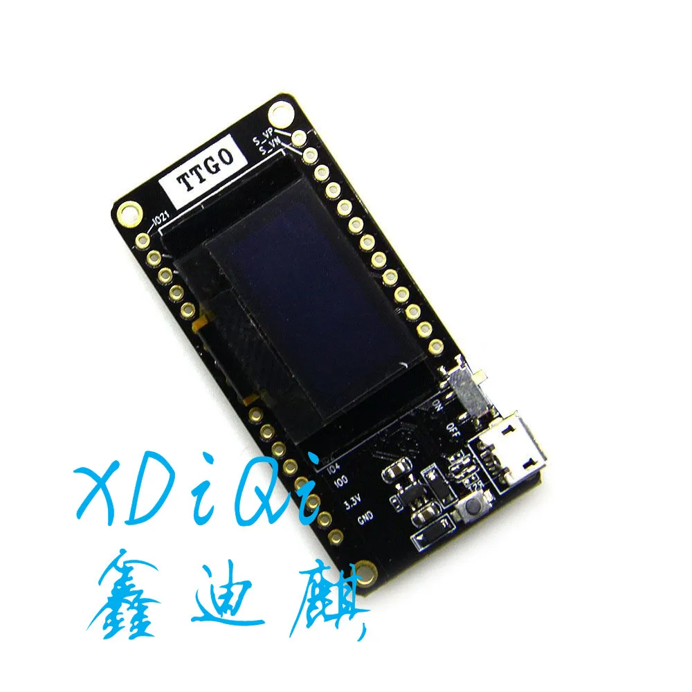 1 Pcs TTGO LORA32 V2.0 433/868/915Mhz ESP32 LoRa OLED 0.96 Inch SD Card Blue Display ESP-32 WIFI Bluetooth Module | Электроника