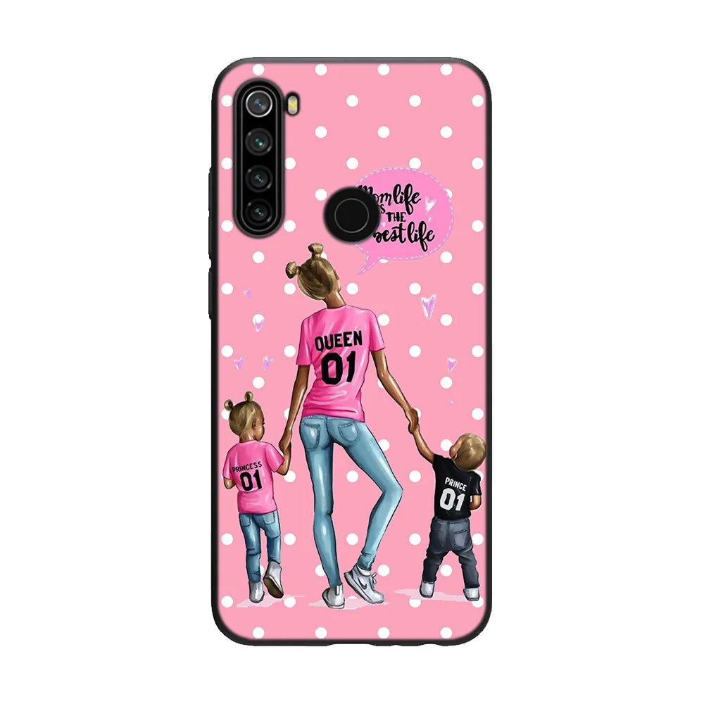 For Redmi note 8T case Soft TPU for Xiaomi 7 7A 8 8A Mi 9t 10 Pro Mum Love Baby 9S 9 Max | Мобильные телефоны и