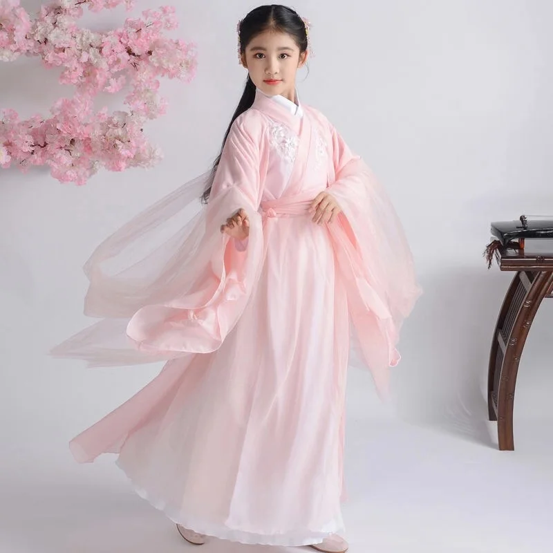 Chinese Costume Girl Hanfu Children Fairy Style Super Princess Dress Elegant Antique | Тематическая одежда и униформа
