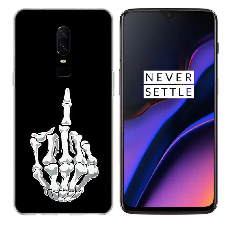 Pirates Skull Luxury Soft TPU Silicone Phone Back Case For OnePlus One Plus 7 Pro 5 5T 6T 6 Fundas Printed Cover Coque |