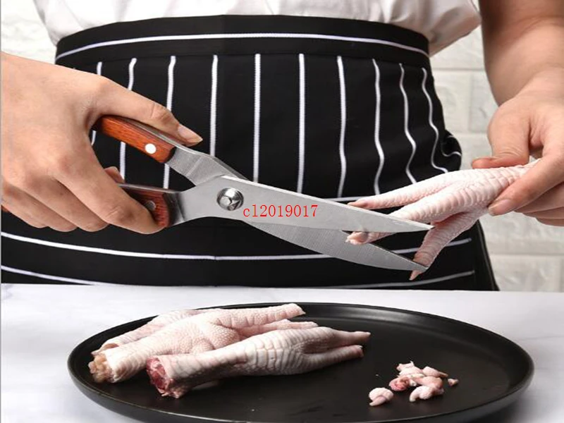 Куриных костей фрезы с деревянной ручкой нержавеющая сталь кухонный