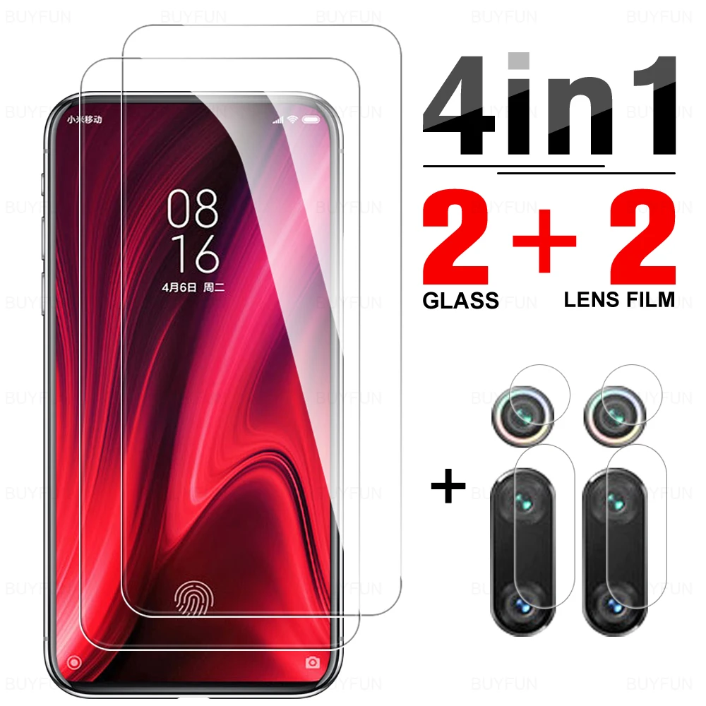 4 в 1 защитная пленка из закаленного стекла на стене для Xiaomi Redmi K20 Pro Защитная