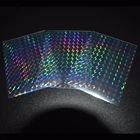 100 шт.лот 65x90 мм сетчатые мастерские маленькие карты Прозрачные лазерные рукава Корея Idol фото протектор торговые карты щит крышка