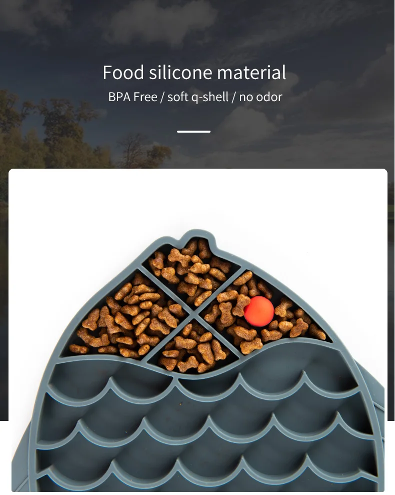 

Pet Dog Feeding Food Bowl Silicone Dog Slow Feeder Dispensing Mat Dog Feeding Lick Pad For Dogs Cats Slow Food Bowls Pet Product