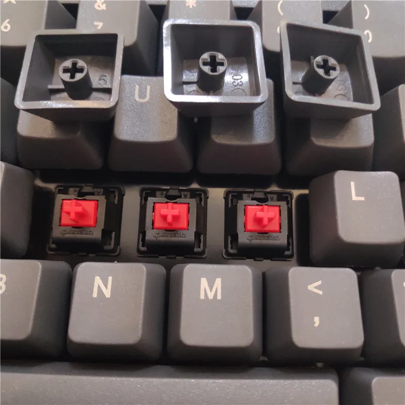 Механическая клавиатура Ganss C87 87 клавиш ANSI Cherry mx коричневая красная PBT с кабелем Type