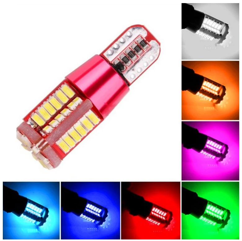 

10PCS T10 T15 168 192 2825 W5W W16W 57SMD LED canbus NO Error Auto Clearance Light bulb as parking &Turn Signal Lamp