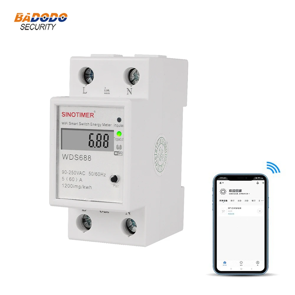 Tuya smart life APP пульт дистанционного управления AC 110/220V WiFi умный измеритель энергии измеритель мощности монитор ВКЛ/ВЫКЛ