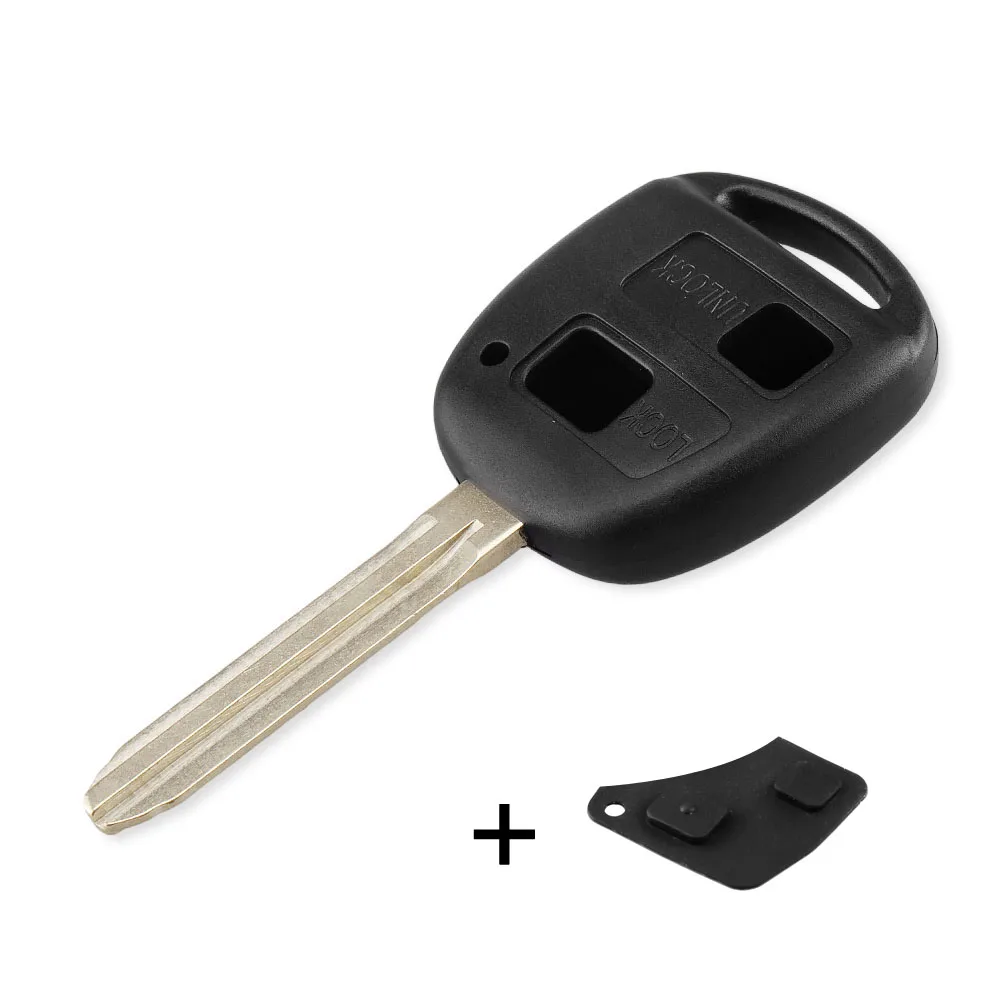 KEYYOU 2 Btutons дистанционный ключ-брелок от машины чехол для Toyota Yaris Prado Tarago Camry Corolla Toy43 Blade Прямая поставка - Количество кнопок: 5 Кнопок