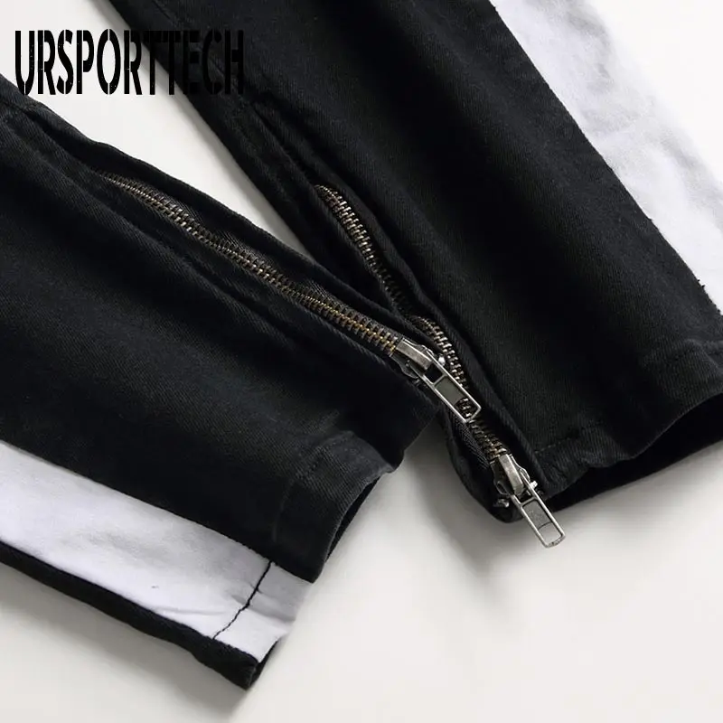 

Cargo Denim Pants Men Streetwear Hip Hop Joggers Hole Retro Pantalones Men Trousers Jeans Slim Casual Skinny Pencil Pants Men