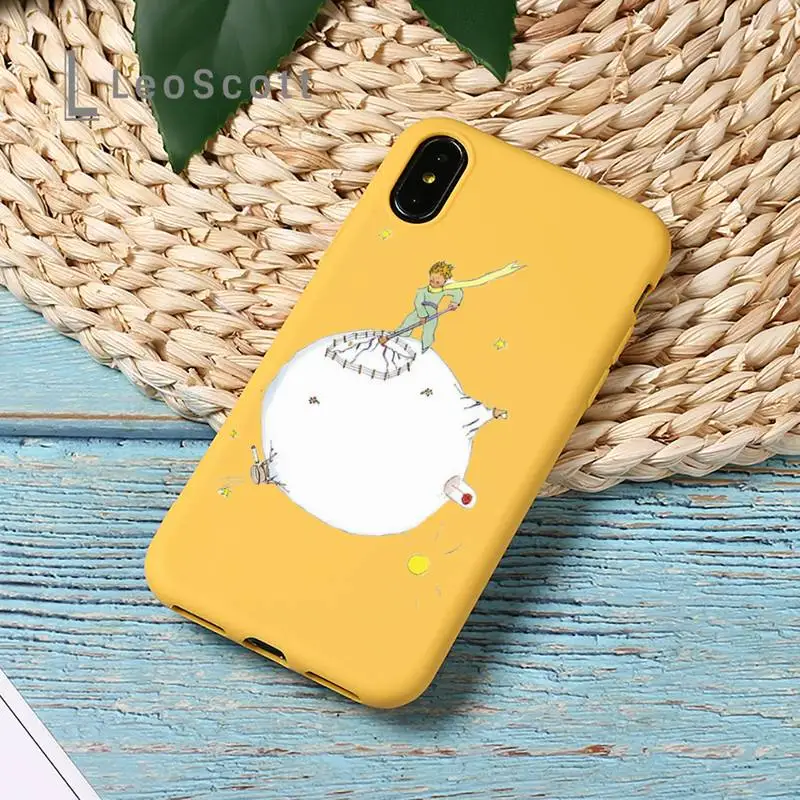 

The Little Prince funny cartoon Phone Case Candy Color for iPhone 11 12 pro XS MAX 8 7 6 6S Plus X SE 2020 XR