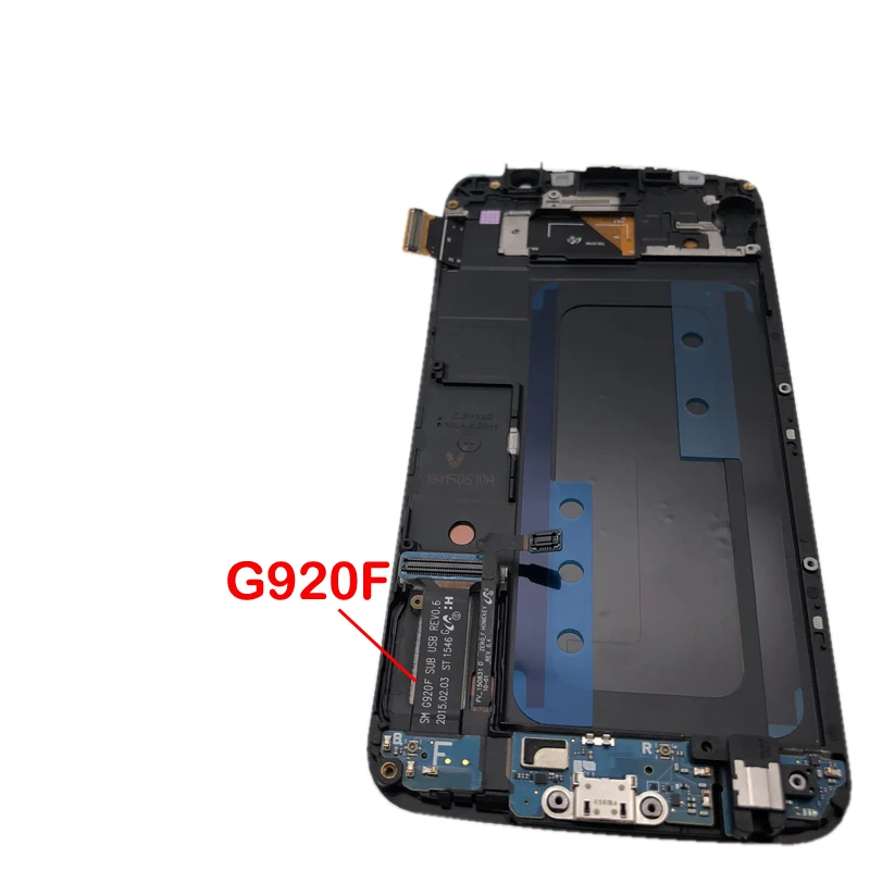 NEW OEM Amoled LCD Display Frame For Samsung Galaxy S6 G920 G920F G920A G920i G920V G920P Touch Screen Digitizer Assembly | Мобильные