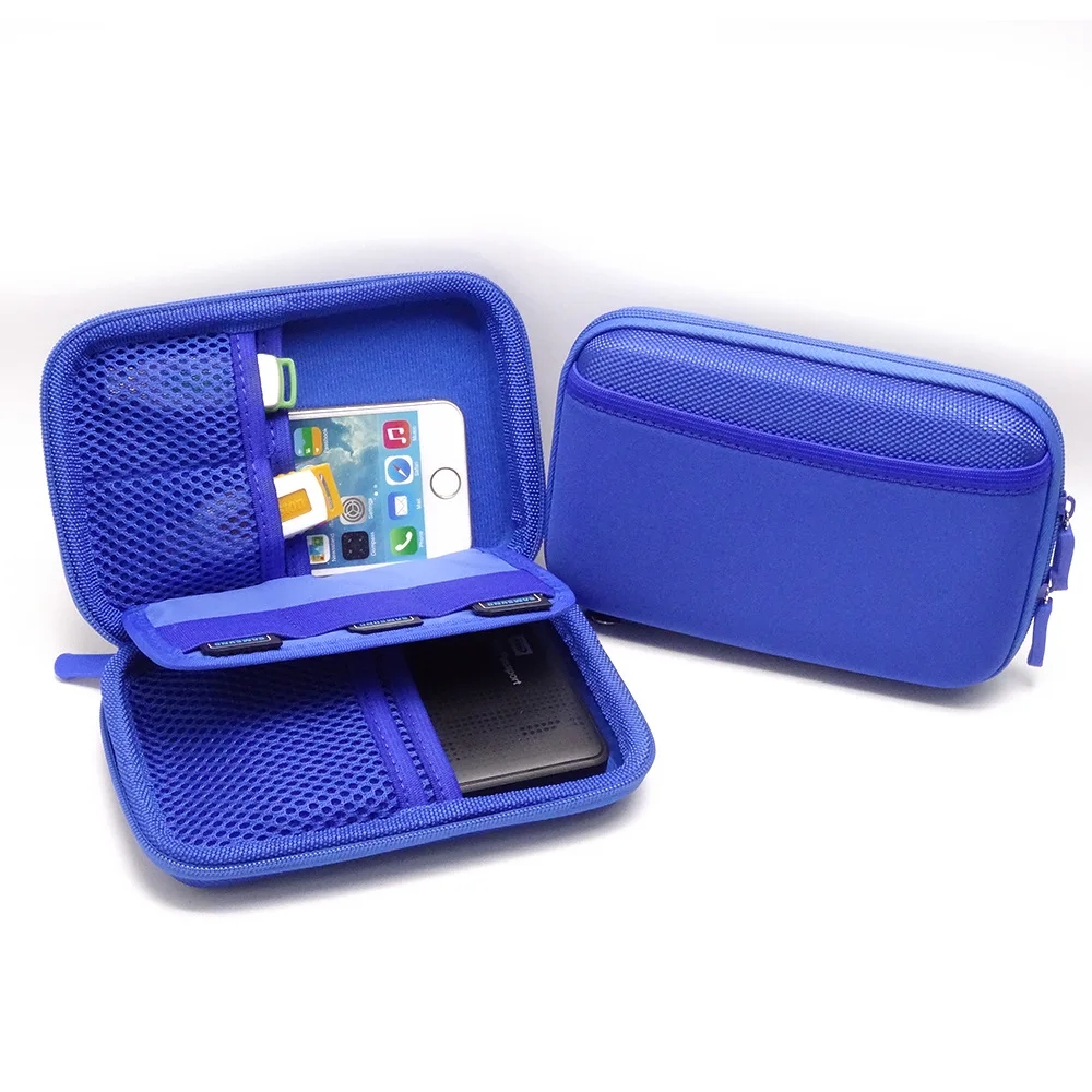 new 2 5 hdd bag external usb hard drive disk carry mini usb cable case cover pouch earphone bag for pc laptop hard disk case free global shipping