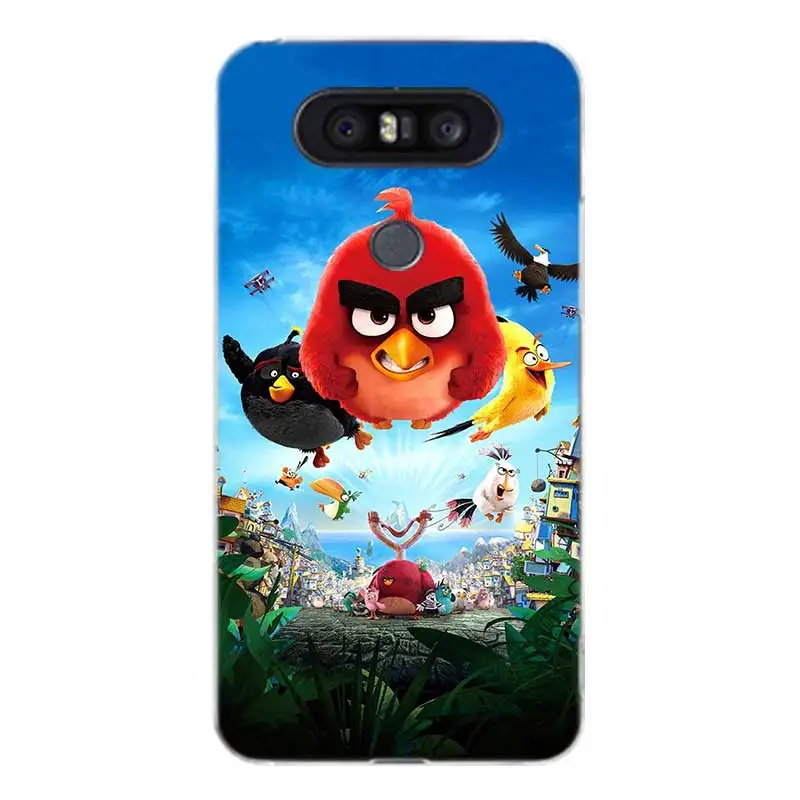 Животный принт Angry Bird окрашенная Мода Высокое качество мягкий чехол силиконовый