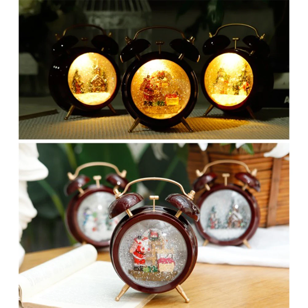 Модная Рождественская елка снег хрустальный шар музыкальная шкатулка желающая