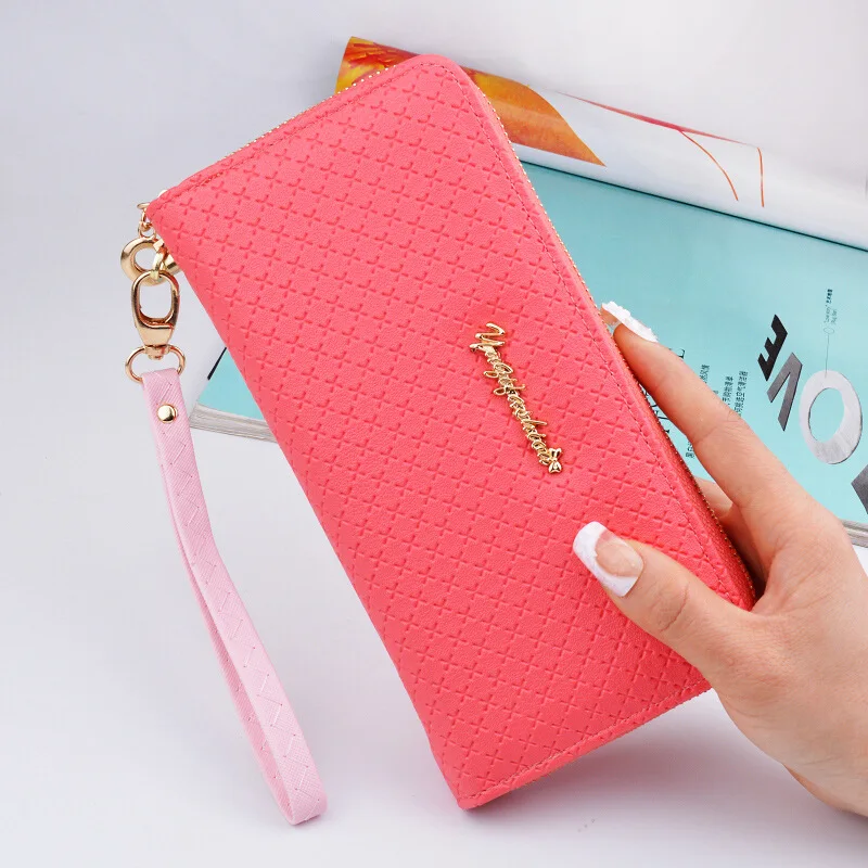

2019 New Fashion Long Pu Women Wallet Clutch Women's Purse Best Phone Wallet Female Case Phone Pocket carteira Femme