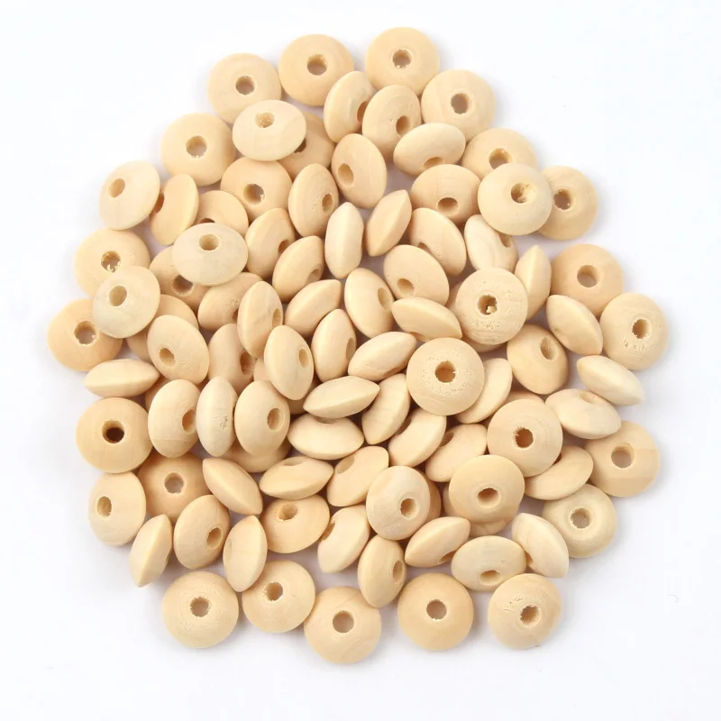 

Круглые бусины-разделители из натурального дерева, 5 х8 мм, 6 х12 мм, 100 шт.