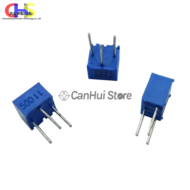 Резистивный потенциометр для триммера Trimpo 3362 101 201 501 102 202 502 103 500R 1K 2K 5K 10K 20K 50K 100K 10