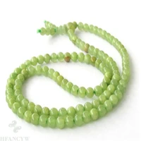 6mm green jade necklace spirituality unisex sutra buddhism mala pray gemstone