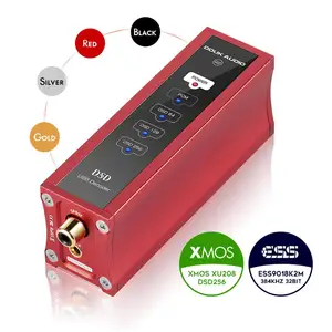 Коаксиальный цифровой интерфейс Nobsound Mini XMOS XU208 USB, ЦАП Декодер, аудио конвертер DSD256 32 бит 384 кГц