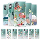 Для Xiaomi Redmi Note 10 Прозрачный чехол для Redmi Note 10 Pro прозрачный Модный чехол для Redmi Note 10S TPU чехол для телефона