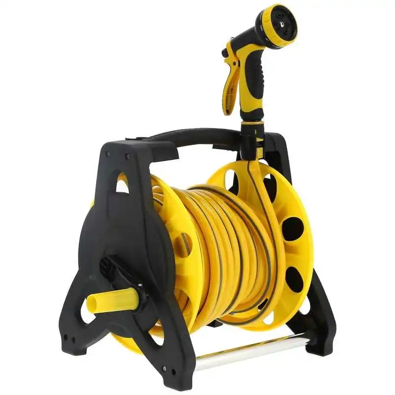 

Garden Hose Reel with Water Pipe Sprayer Kit for Irrigation Watering Car Washing Pet Cleaning Drip type