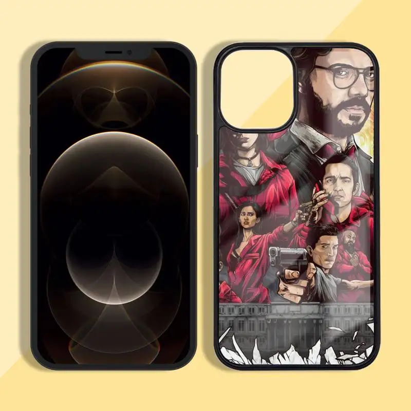 

La casa de papel Phone Case Silicone TPU+PC For iPhone11 12 mini Pro MAX 7 8 Plus X XR XS Samsung S20 10 9 8 Plus ultra