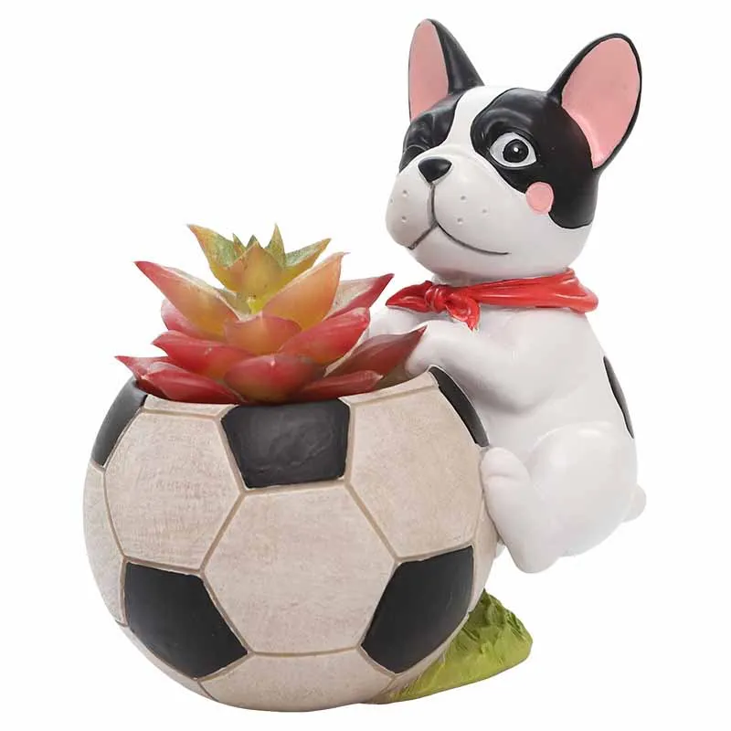 Креативный цветочный горшок мультяшный спортивный для шаров и собак полимерные