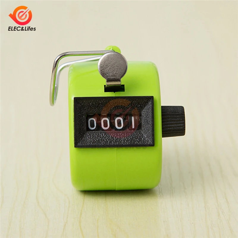 Clicker 4-значные счетчики с цифрами пластиковый корпус ручной дисплей пальцами