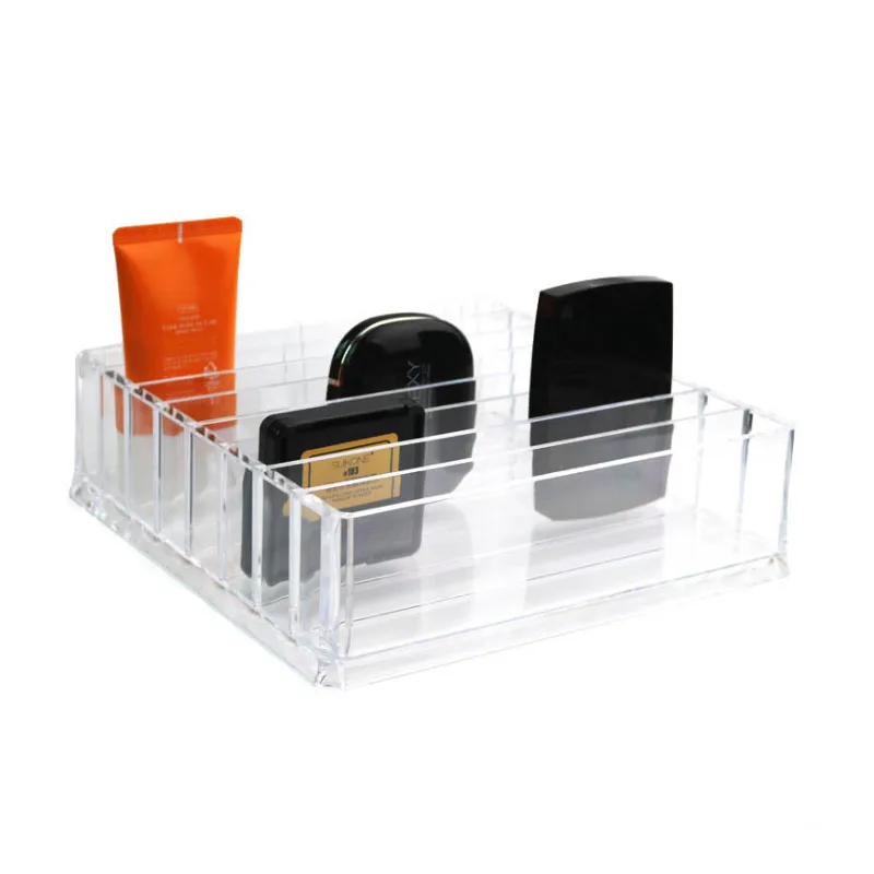 

Oversized Clear Acrylic Makeup Organizer Cosmetic Storage Shadow Lipstick Holder Makeup Powder Organizer Jewelry Cosmetic Box